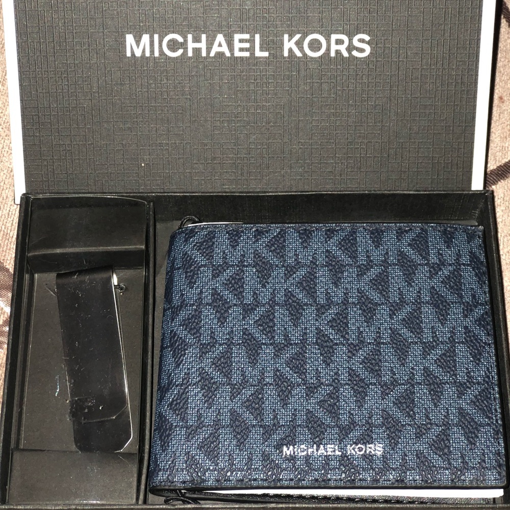 ⚜️✨ MEN’S MICHAEL KORS LEATHER WALLET ✨⚜️💙